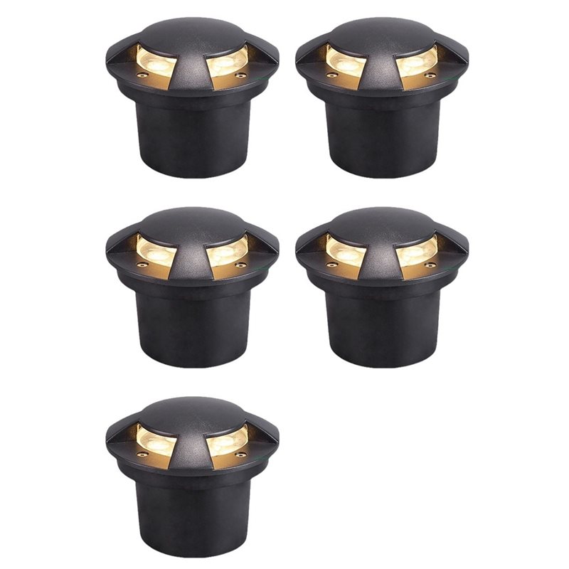 Outdoor Lighting Recessed - EYFL-5X 4 サイド屋外埋め込み型地下ランプ 3 ワット床景観照明防水 LED