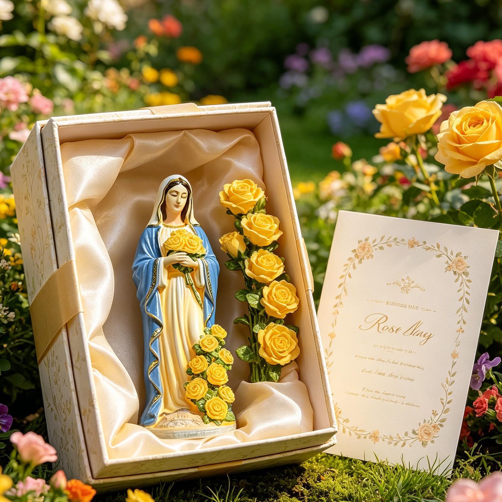 Outdoor Lighting Traditional - 聖母マリアソーラー像ガーデンデコレーションソーラーレジンフィギュアライト屋外聖母彫刻屋外裏庭芝生用