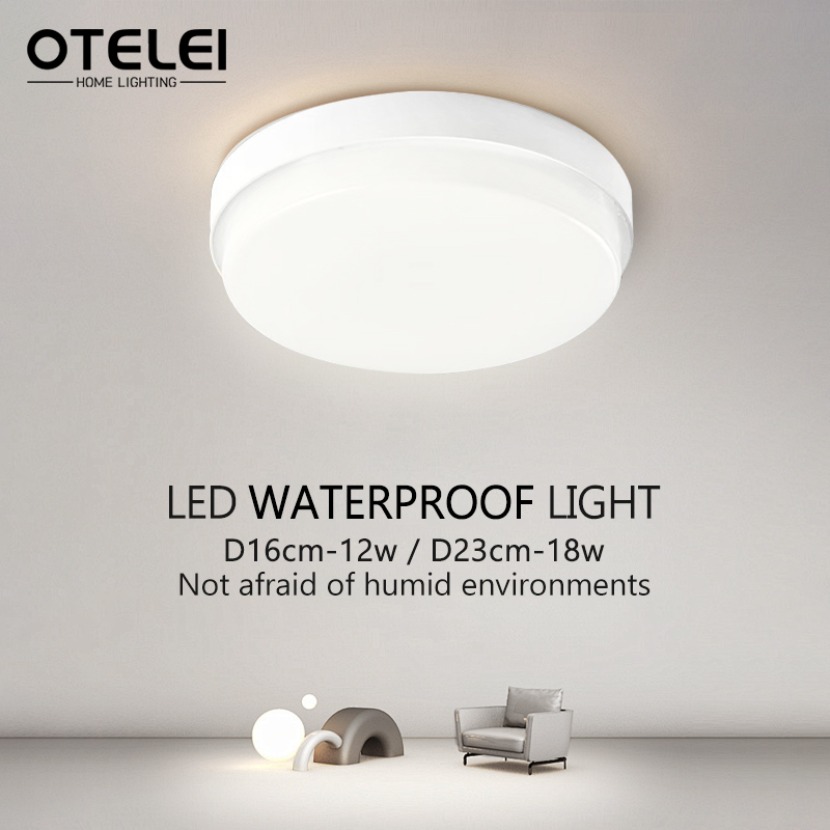 Outdoor Lighting Under Roof - モダンなバスルーム LED シーリングライト屋外照明ラウンド IP65 防水寝室の通路バルコニーポーチキッチンルームの装飾ライト
