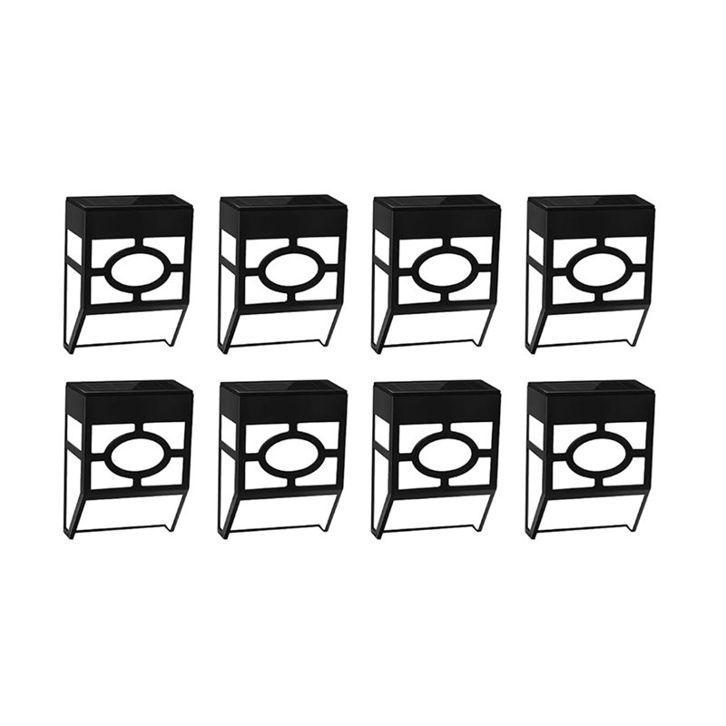 Quality Outdoor Lighting Brands - A19F-屋外ガーデンパスウォールマウントLEDライト8個ソーラーパワー景観庭園ランプ、新品高品質