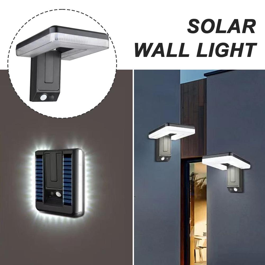 Outdoor Lighting With Sensor - 折りたたみ式LED 120 ° ソーラーライト 3 モード街路灯庭の装飾屋外壁ランプモーションセンサーソーラー防水スポットライトランプ