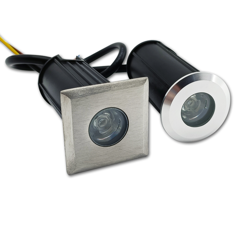 Outdoor Lighting Recessed - IP67 DC12V屋外照明1ワット3ワットの庭ヤードステップ階段フロアデッキled凹型lngroundランプled地下スポットライト220v