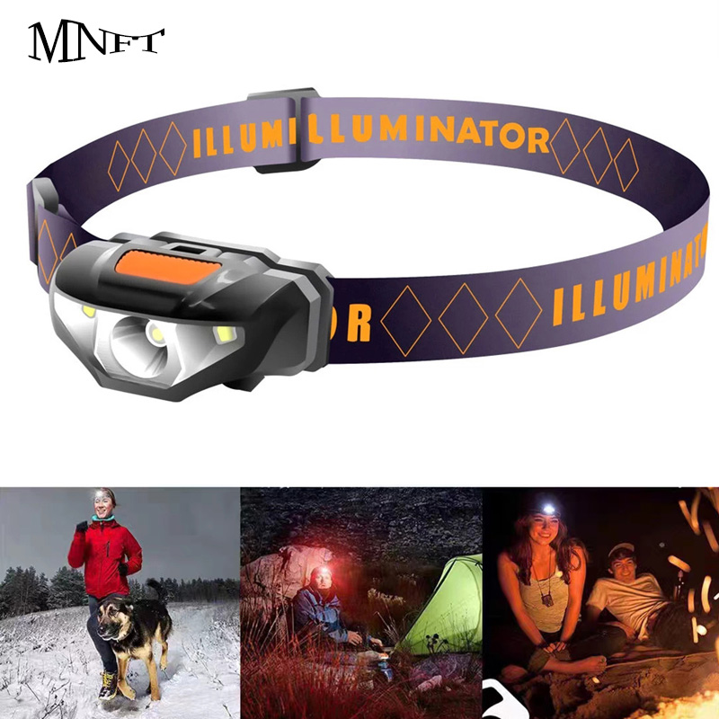 Outdoor Lighting Kits - MNFT 1 個アウトドアスポーツ緊急ヘッドライト LED 白色光ヘッドランプ釣りキャンプ用
