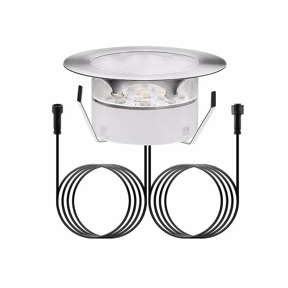 Outdoor Lighting Voltage - QACA 屋外埋め込み型ランプ低電圧 LED デッキガーデン装飾景観照明ステンレス鋼 IP67 防水
