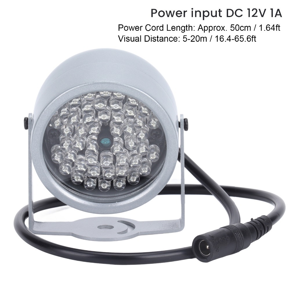 Outdoor Lighting Voltage - 48 LED フィルライト 12V 電圧自動誘導赤外線ランプハイパワーアレイ設計監視ランプ屋外監視