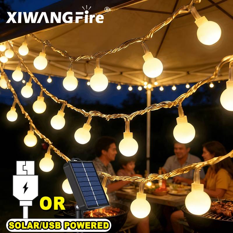3-10M ソーラー/USB/バッテリー式ストリングライト、 - Outdoor Lighting Traditional のレビューと価格