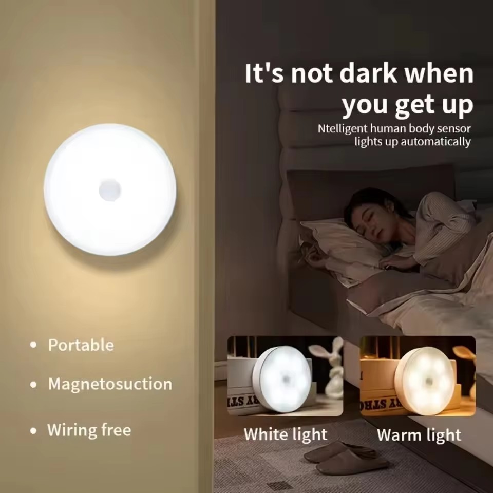 USB充電式LEDナイトライト、スイッチ付き、モーションセン - Outdoor Lighting With Sensor のレビューと価格