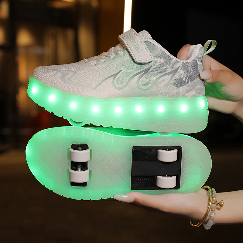 ユースローラーシューズ LEDライト付き 高品質 アウトドア - Outdoor Lighting High Quality のレビューと価格