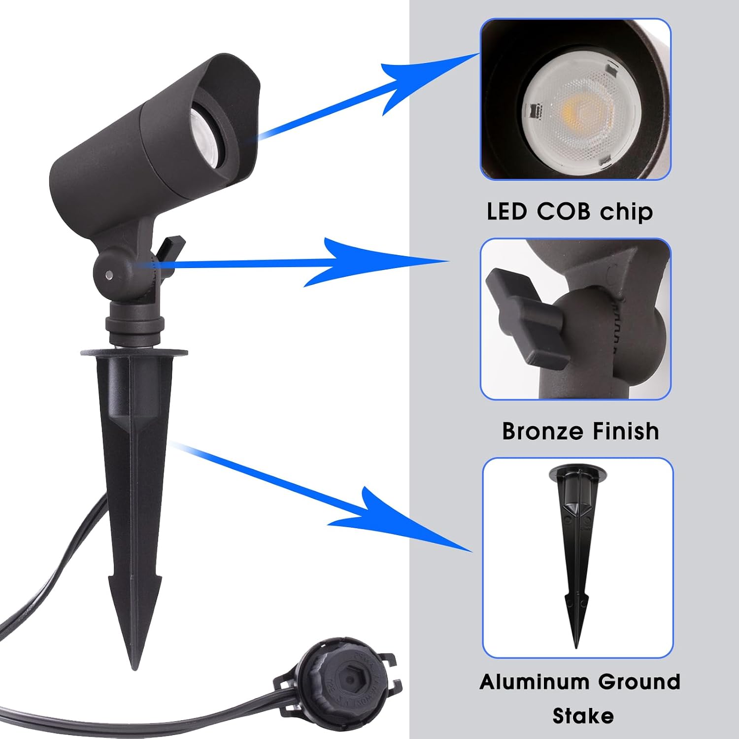 低電圧12V LED景観照明 ウォームホワイト 3000K  - Outdoor Lighting Voltage のレビューと価格