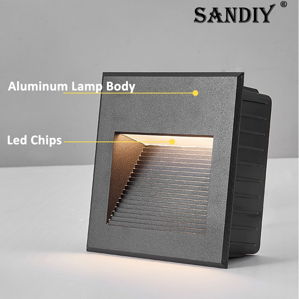 SANDIY 埋め込み式屋外壁取り付け照明器具 低電圧 スク - Outdoor Lighting Voltage のレビューと価格