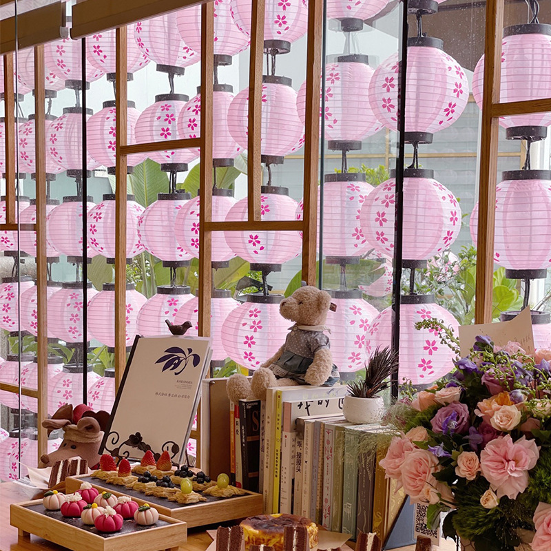 防水桜提灯 ピンク 日本風 吊り下げ 屋外装飾 フェスティバ - Lighting Wedding Outdoor のレビューと価格