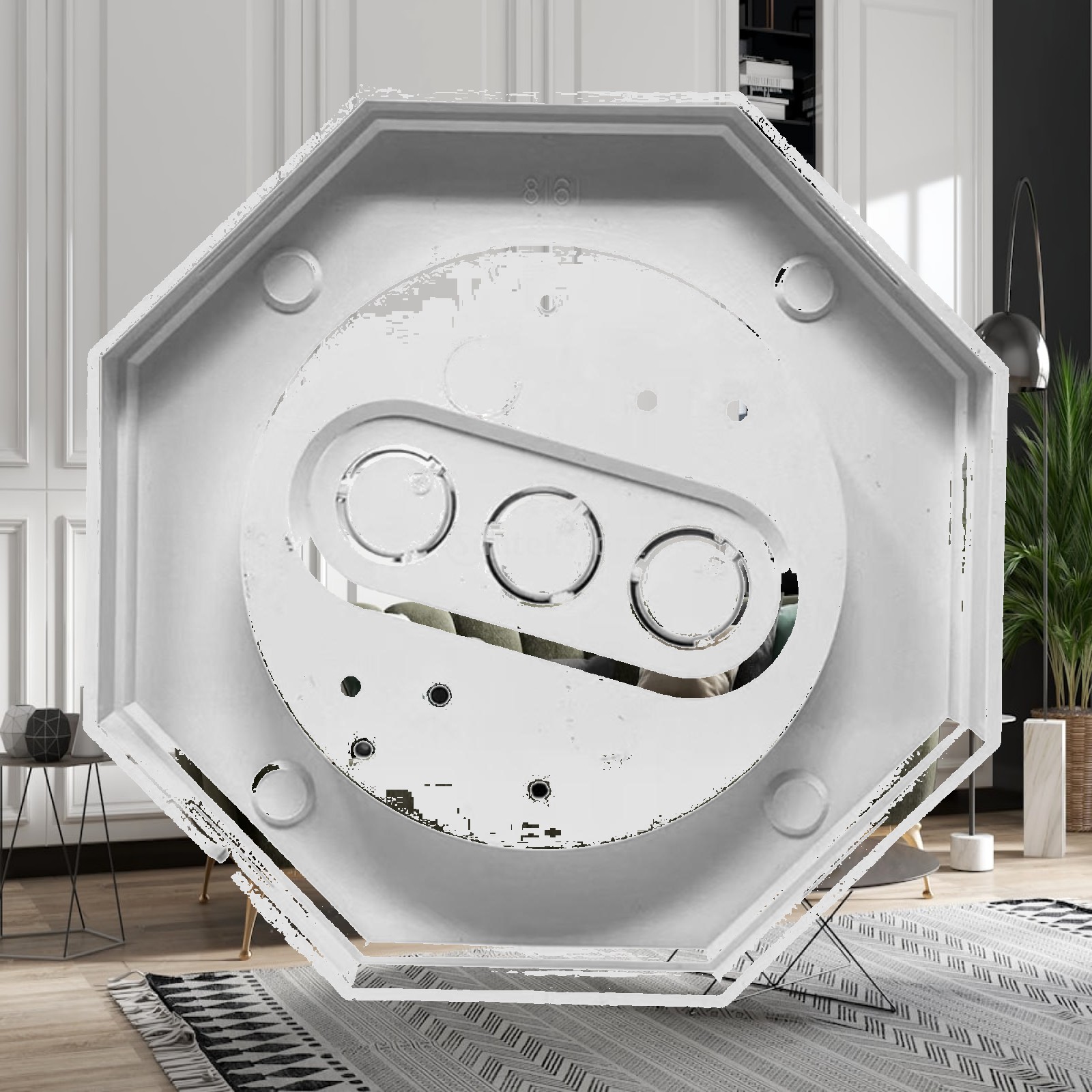 サイディング取り付けブロック PP素材 八角形ライト取り付け - Outdoor Lighting Kits のレビューと価格