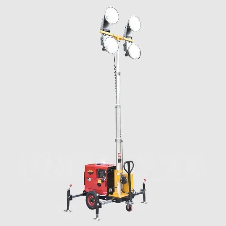 高品質ポータブルモバイル発電式移動照明塔（屋外夜間照明用） - Outdoor Lighting High Quality のレビューと価格
