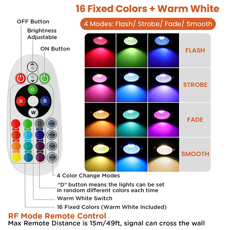 RGBW低電圧景観照明LEDカラーチェンジウェルライト屋外防 - Outdoor Lighting Voltage のレビューと価格