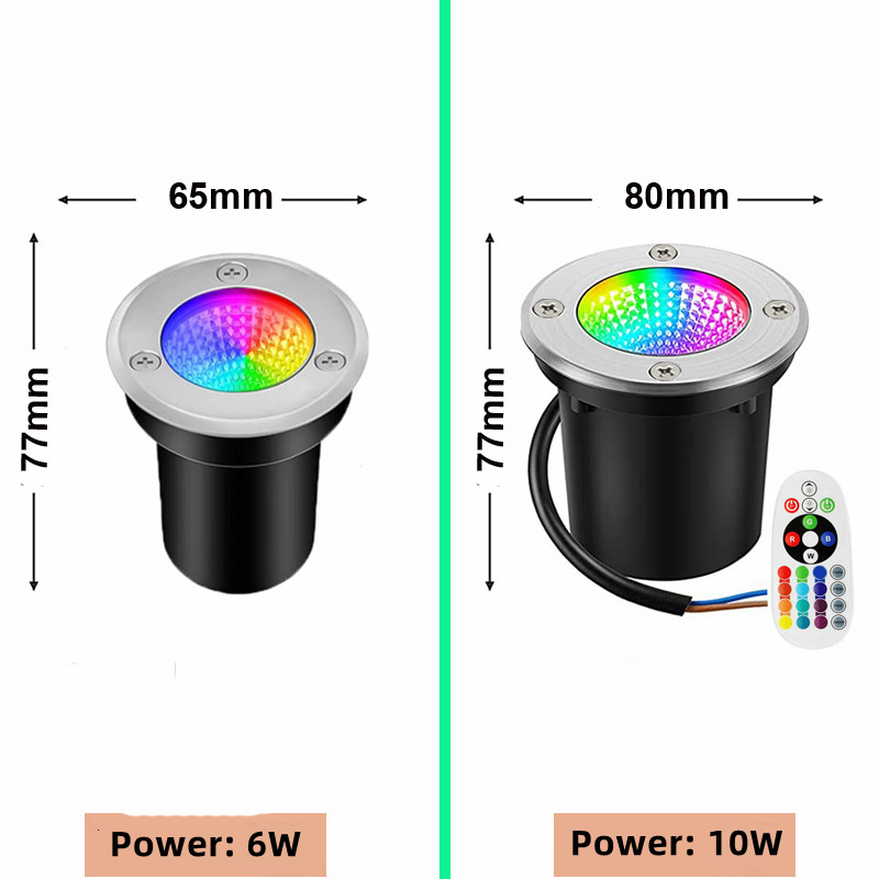 RGBW低電圧景観照明LEDカラーチェンジウェルライト屋外防 - Outdoor Lighting Voltage のレビューと価格