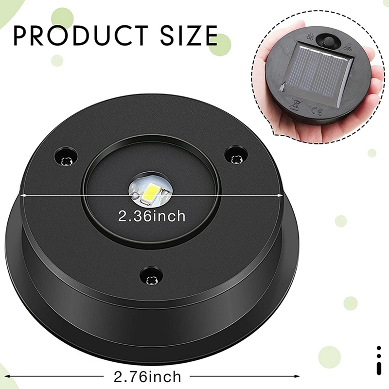 ソーラーパネル用LEDシーリングライト,7ルーメン,6個 - Outdoor Lighting Company のレビューと価格