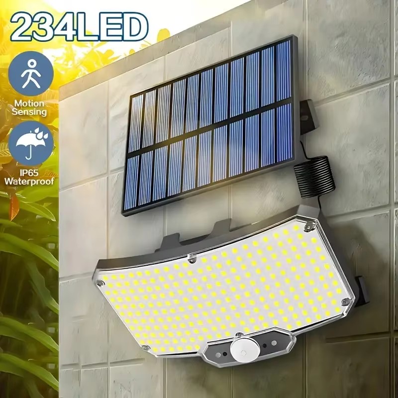 234LED ソーラー屋外ライト モーションセンサー 超高輝 - Outdoor Lighting With Sensor のレビューと価格