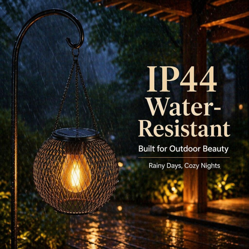 太陽光発電 LED 吊り下げフロアランプ屋外中空アウトライト - Outdoor Lighting Traditional のレビューと価格