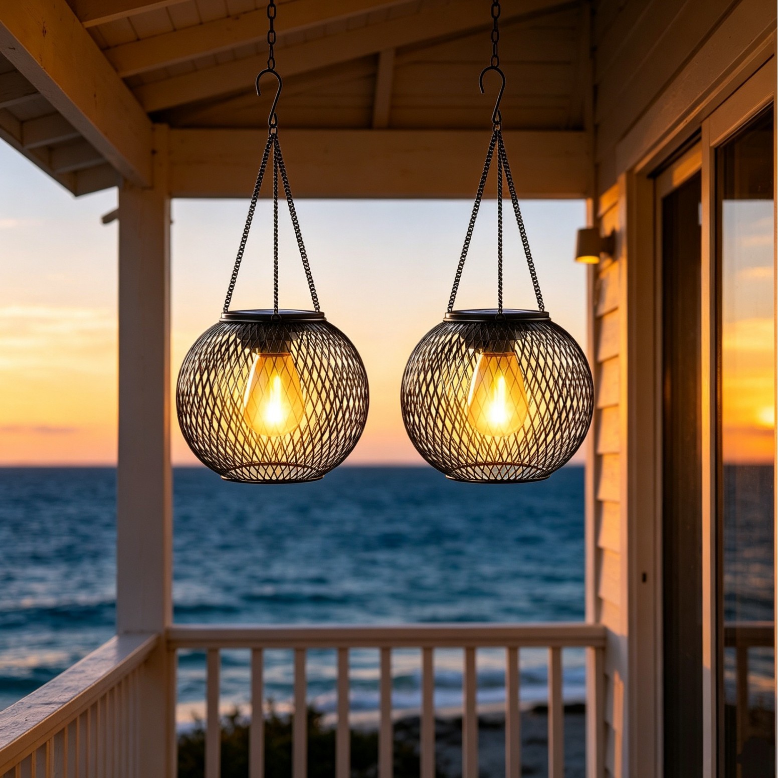 太陽光発電 LED 吊り下げフロアランプ屋外中空アウトライト - Outdoor Lighting Traditional のレビューと価格