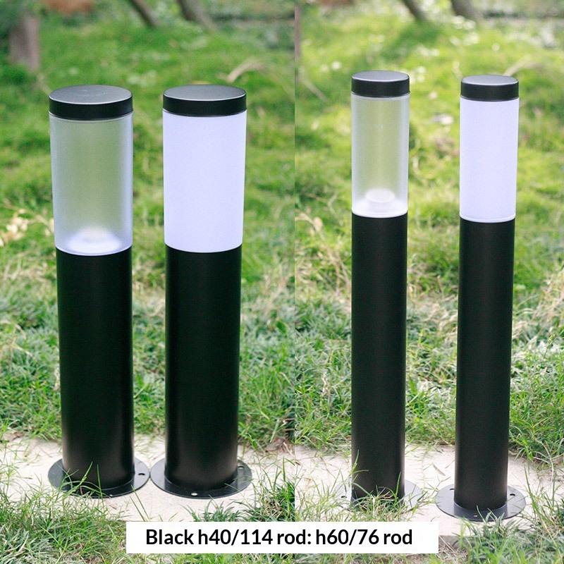 76mm 114mm ホワイトフロストアクリル E27 ラン - Outdoor Lighting Kits のレビューと価格