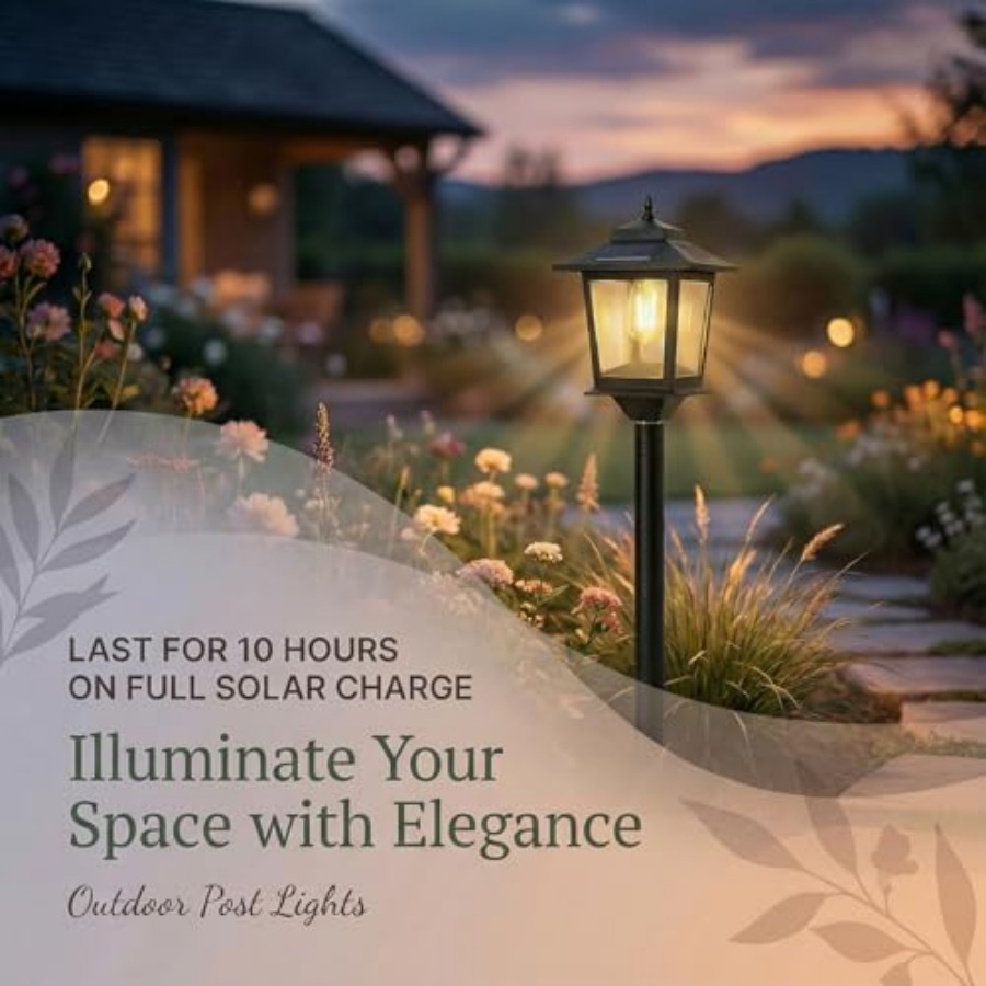 屋外ソーラーポストライト、2個パック63インチ夕暮れから夜明 - Outdoor Lighting Dusk To Dawn のレビューと価格