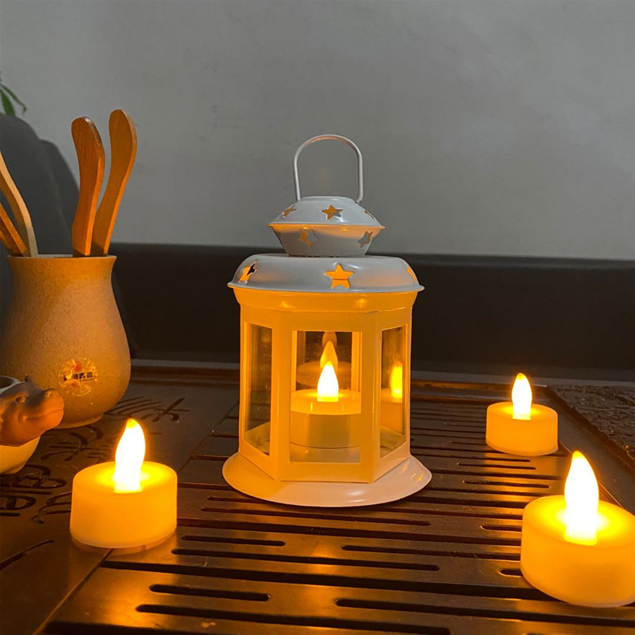 ハンギングキャンドルランプオーナメントガラスランタンメタルフ - Lighting Wedding Outdoor のレビューと価格