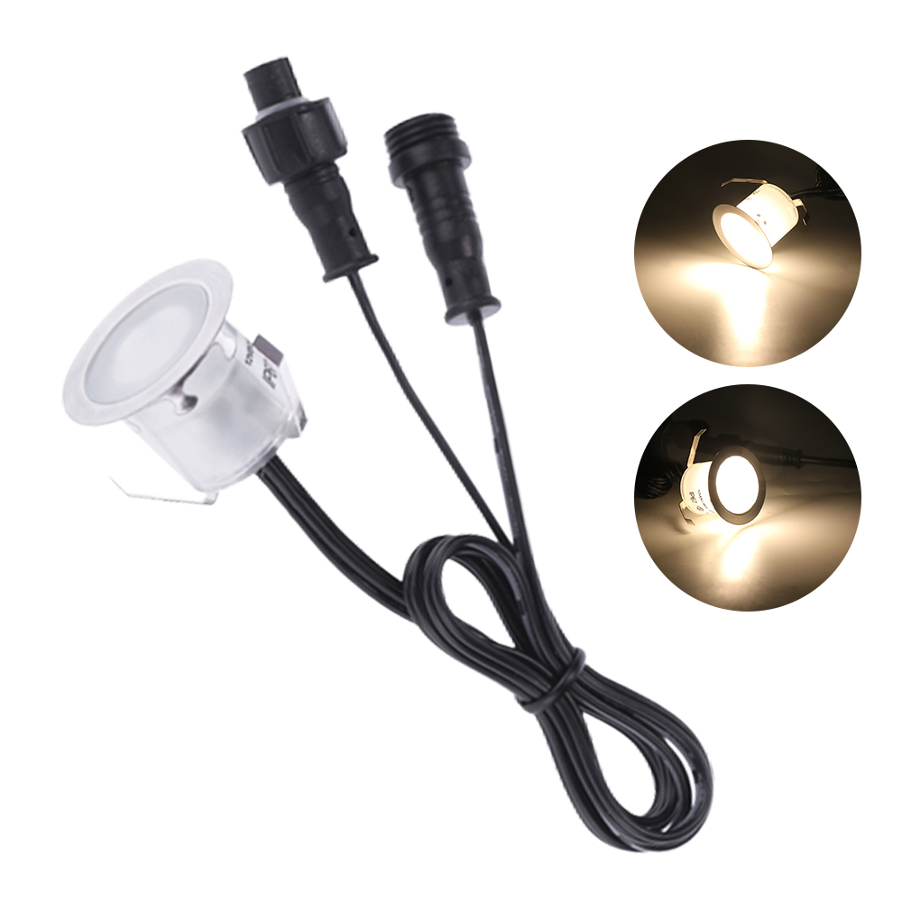 12V LED デッキライト屋外 IP67 防水スポットライ - Outdoor Lighting Recessed のレビューと価格