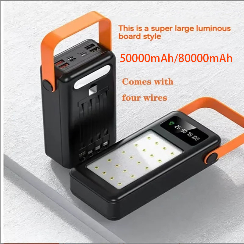 50000mAh 80000mAh ポータブル電源 急速充電 - Outdoor Lighting Kits のレビューと価格