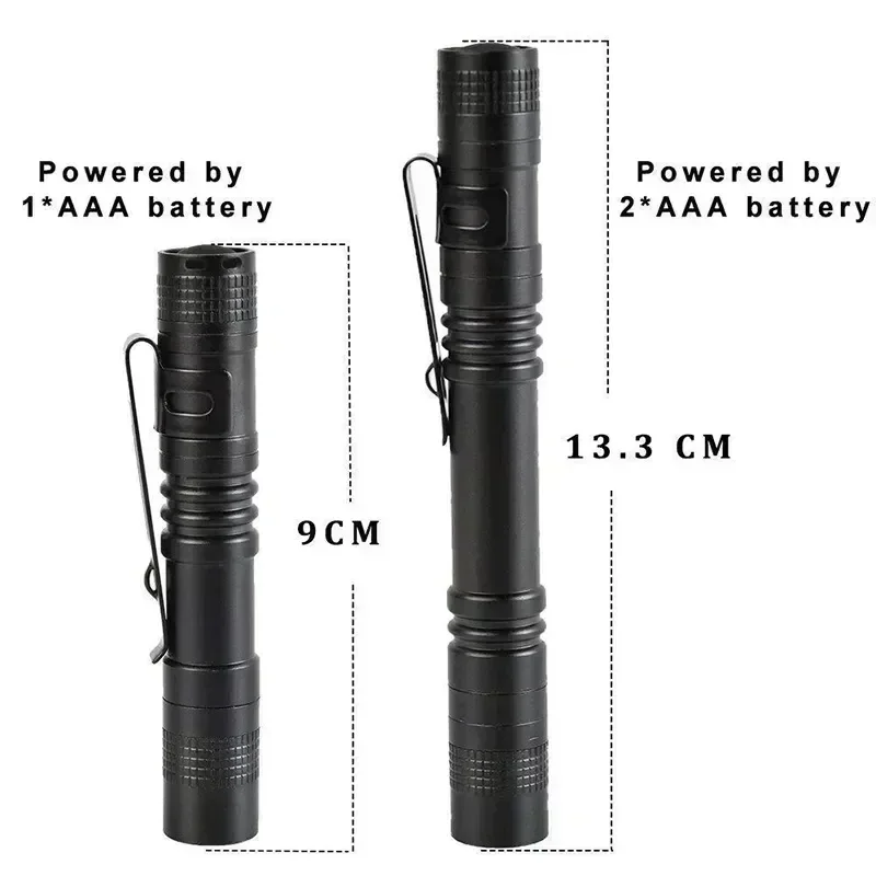 ペンクリップ付きポータブルミニLEDペン懐中電灯、ハンドヘル - Outdoor Lighting Types のレビューと価格