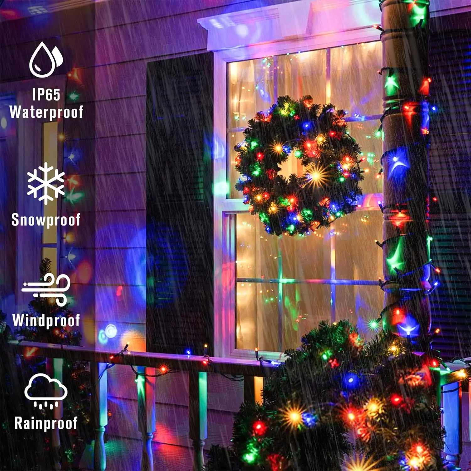 防水ソーラーLEDストリングライト,星空,大気,クリスマス, - Outdoor Lighting Under Pergola のレビューと価格