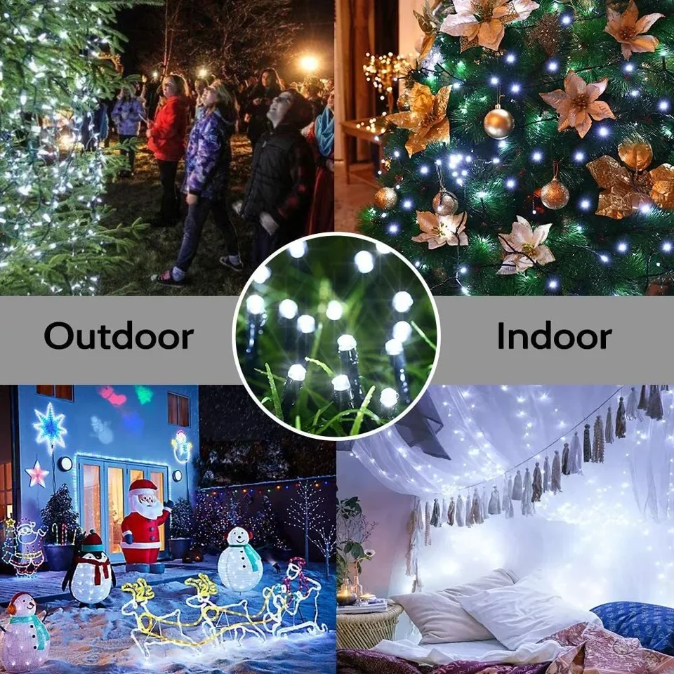 防水ソーラーLEDストリングライト,星空,大気,クリスマス, - Outdoor Lighting Under Pergola のレビューと価格