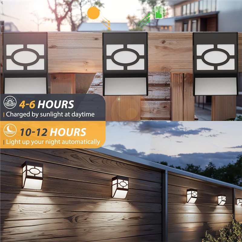 A19F-屋外ガーデンパスウォールマウントLEDライト8個ソ - Quality Outdoor Lighting Brands のレビューと価格