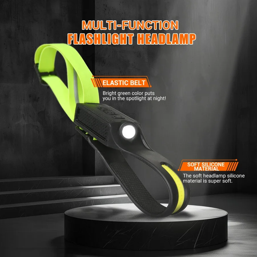 COB ポータブルセンサーヘッドランプ充電式 5 モード照明 - Outdoor Lighting With Sensor のレビューと価格