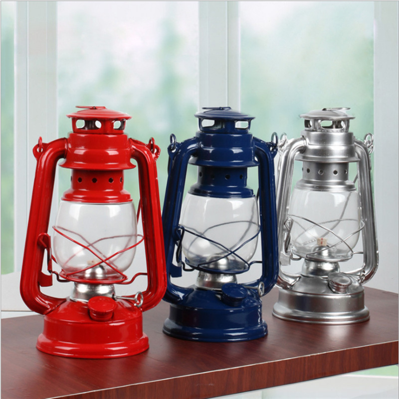 19 センチメートルレトロアウトドアキャンプランプオイルライ - Outdoor Lighting Mediterranean Style のレビューと価格