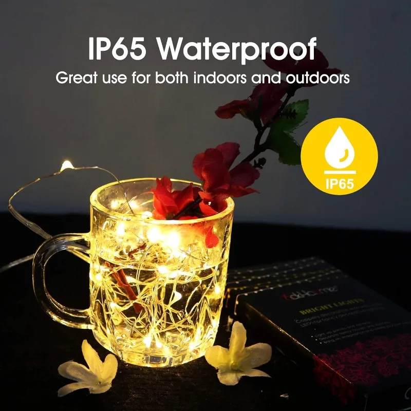 USB LED ストリングライト銅銀線ガーランドライト防水  - Lighting Wedding Outdoor のレビューと価格