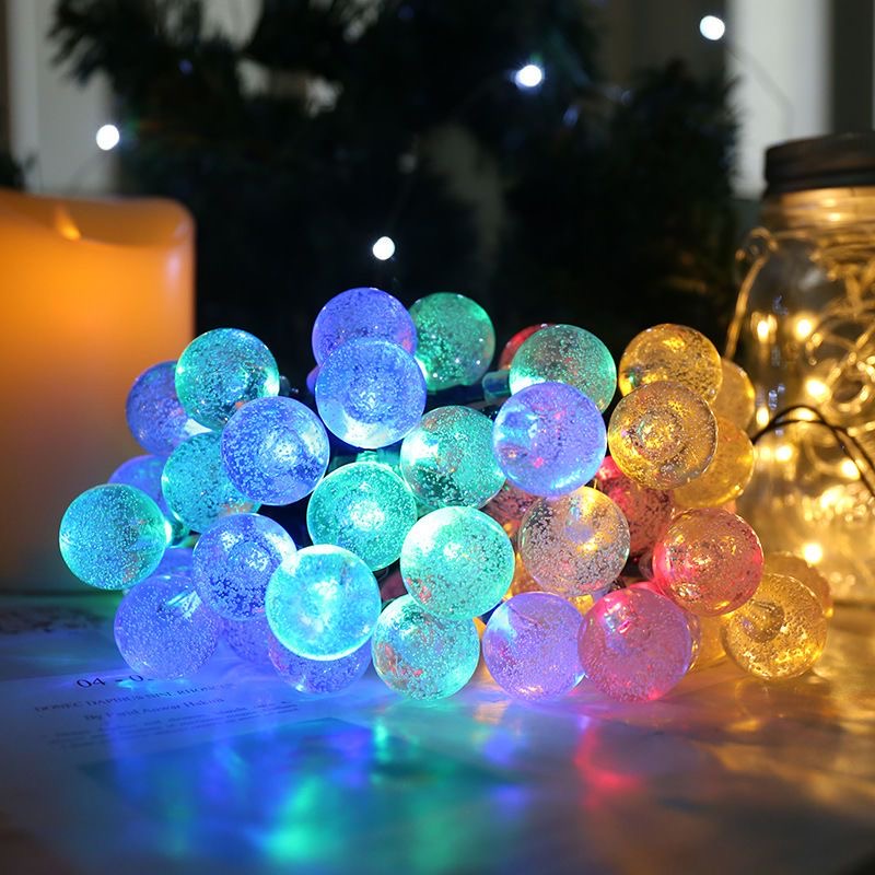 マルチカラー LED ストリングライト 3 6 10 メート - Lighting Wedding Outdoor のレビューと価格