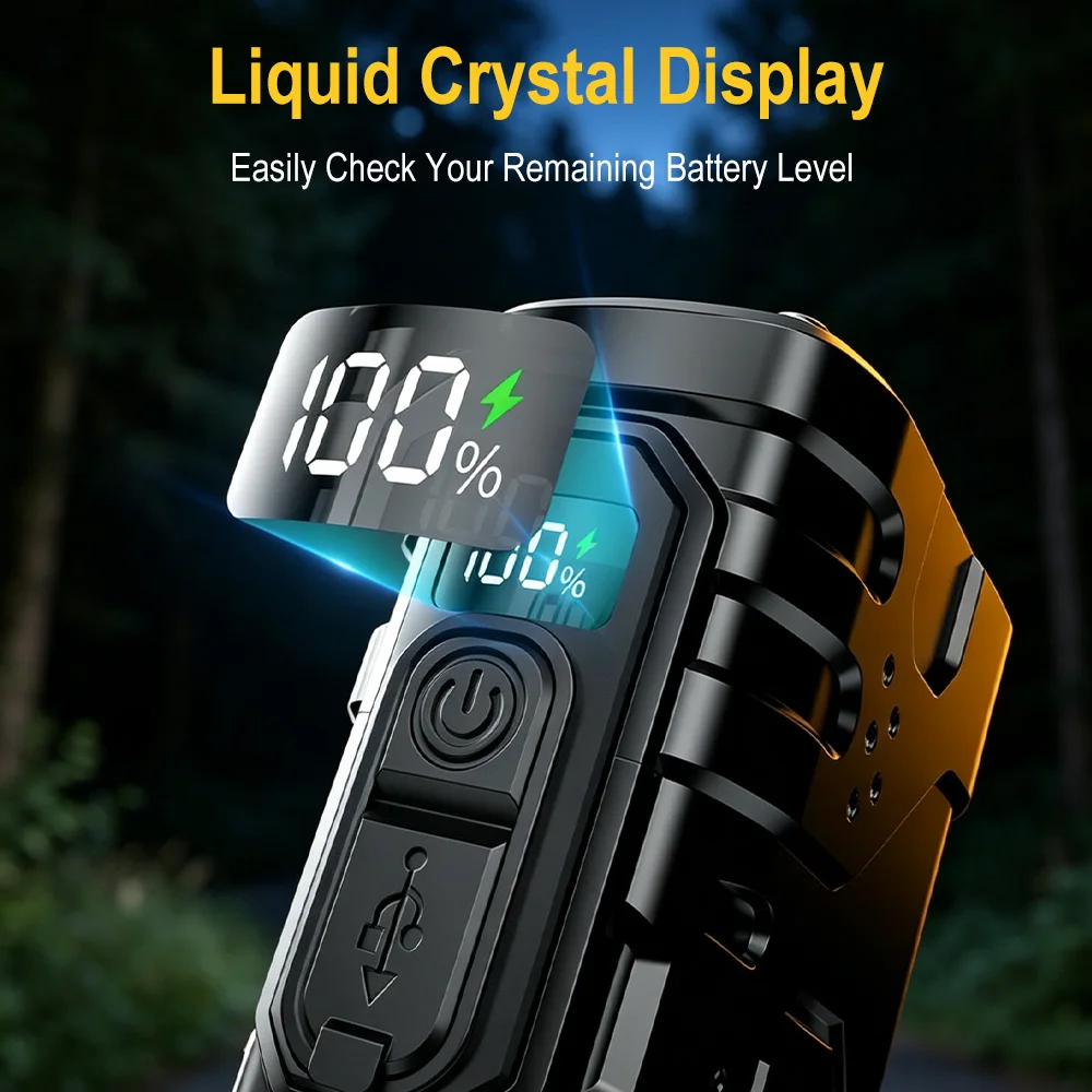 BORUIiT ハンドクランク EDC LED フラッシュラ - Outdoor Lighting Types のレビューと価格