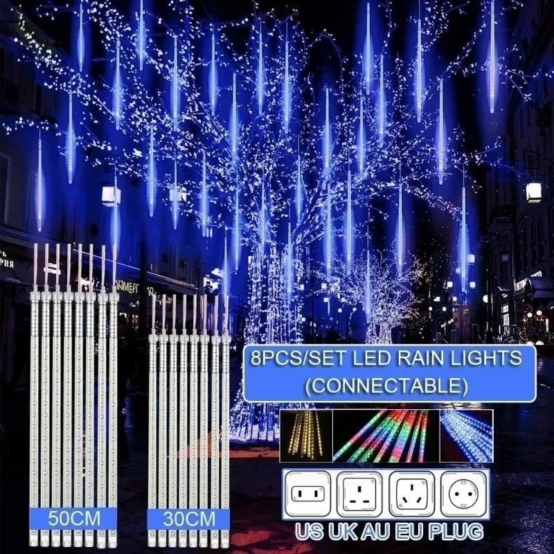 30 センチメートル/50 センチメートル防水流星雨雨 8  - Lighting Wedding Outdoor のレビューと価格