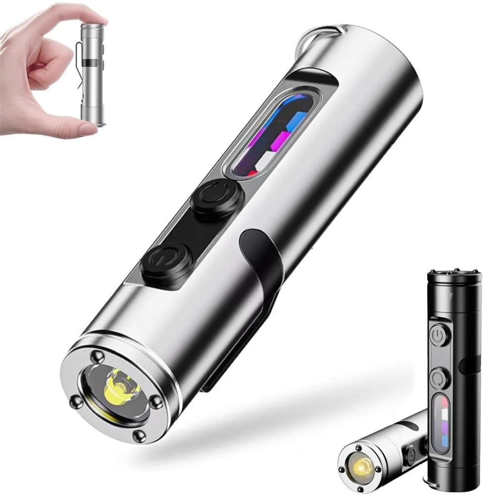 LED 懐中電灯ミニポータブル EDC トーチ Type-C - Outdoor Lighting Types のレビューと価格