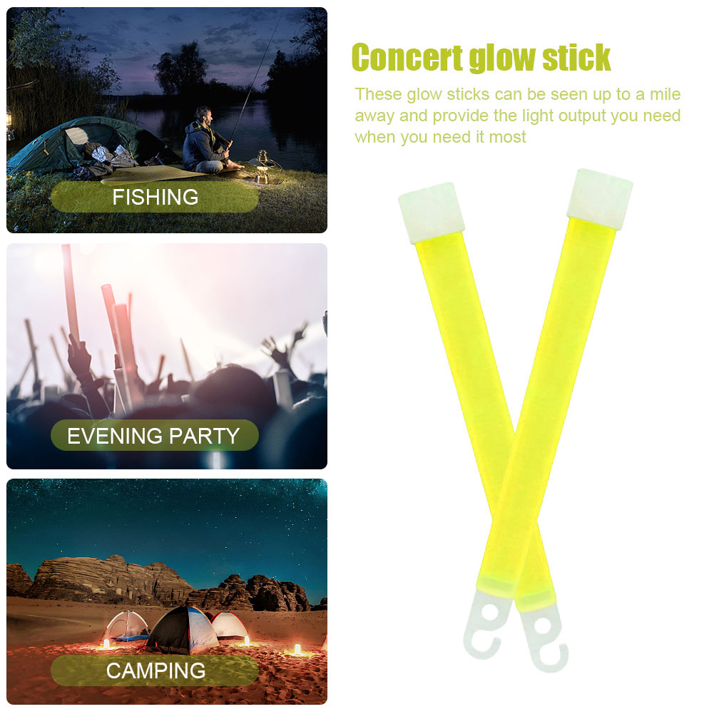 軍用グレードの発光棒。フック付きで、キャンプ、ハイキング、サ - Lighting Wedding Outdoor のレビューと価格