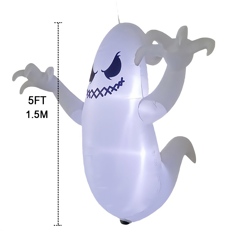 5フィートのハロウィン用インフレータブルモデル、吊り下げゴー - Outdoor Lighting In Ground のレビューと価格
