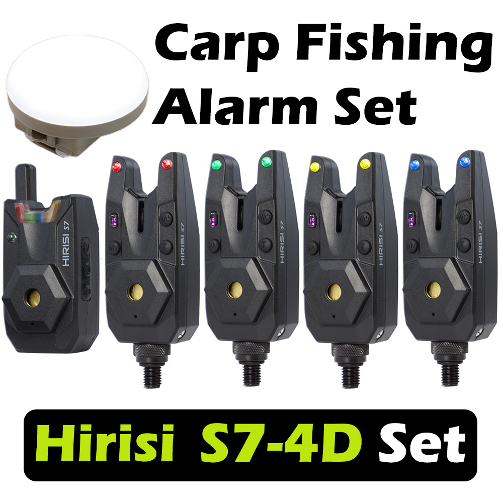 Hirisi S7-4D ワイヤレス鯉釣りバイトアラームセッ - Outdoor Lighting Kits のレビューと価格