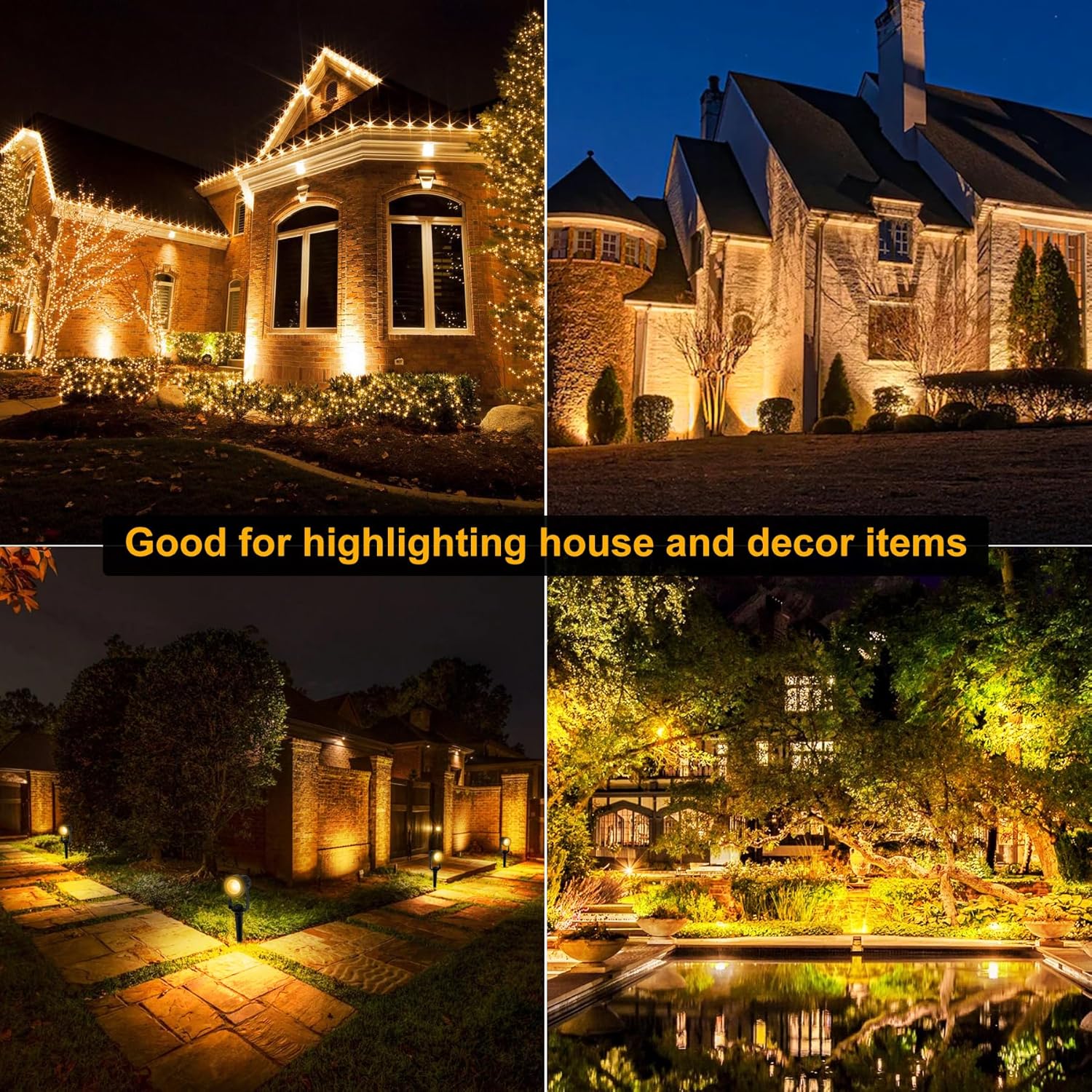4/6/8LEDS 3000K 屋外スポットライト風景 IP - Outdoor Lighting Voltage のレビューと価格