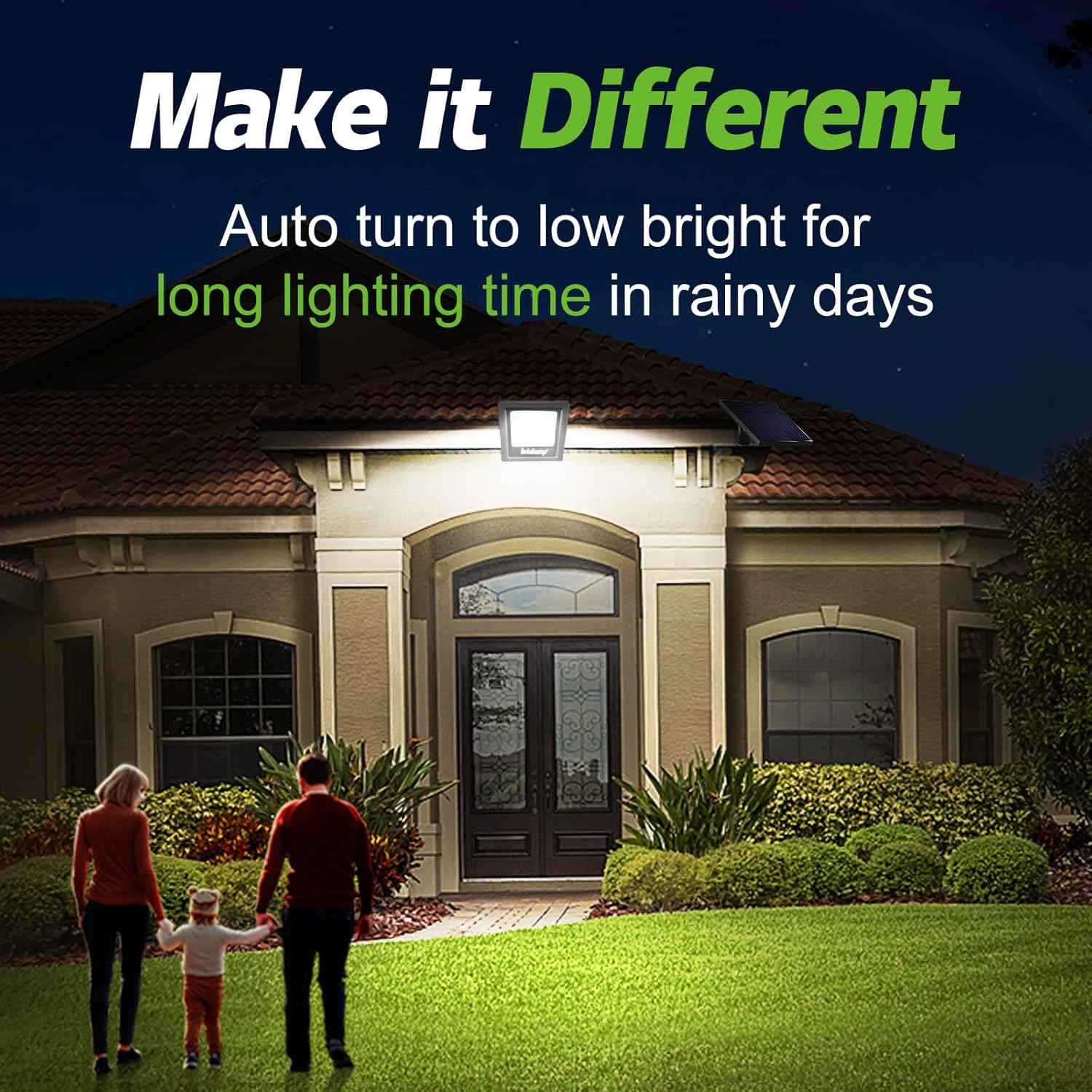 インテランプ 長寿命バッテリー 4000mah 屋外ソーラー - Outdoor Lighting Dusk To Dawn のレビューと価格