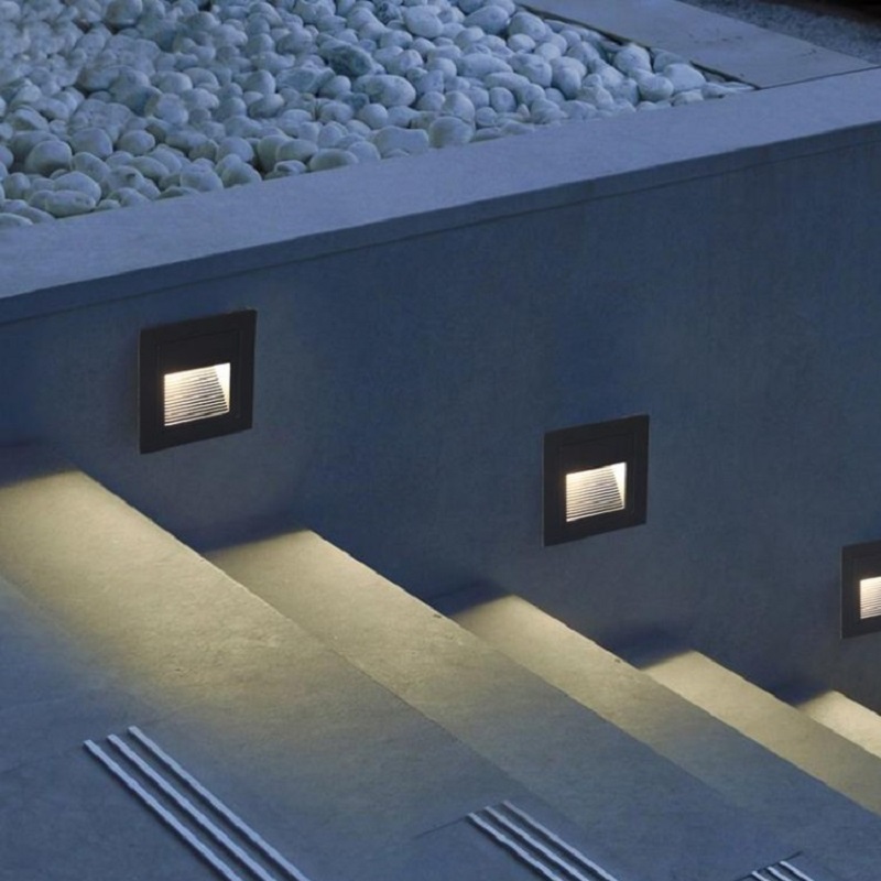 LEDデッキステップライト 15LED IP65防水 地下ラ - Outdoor Lighting Recessed のレビューと価格