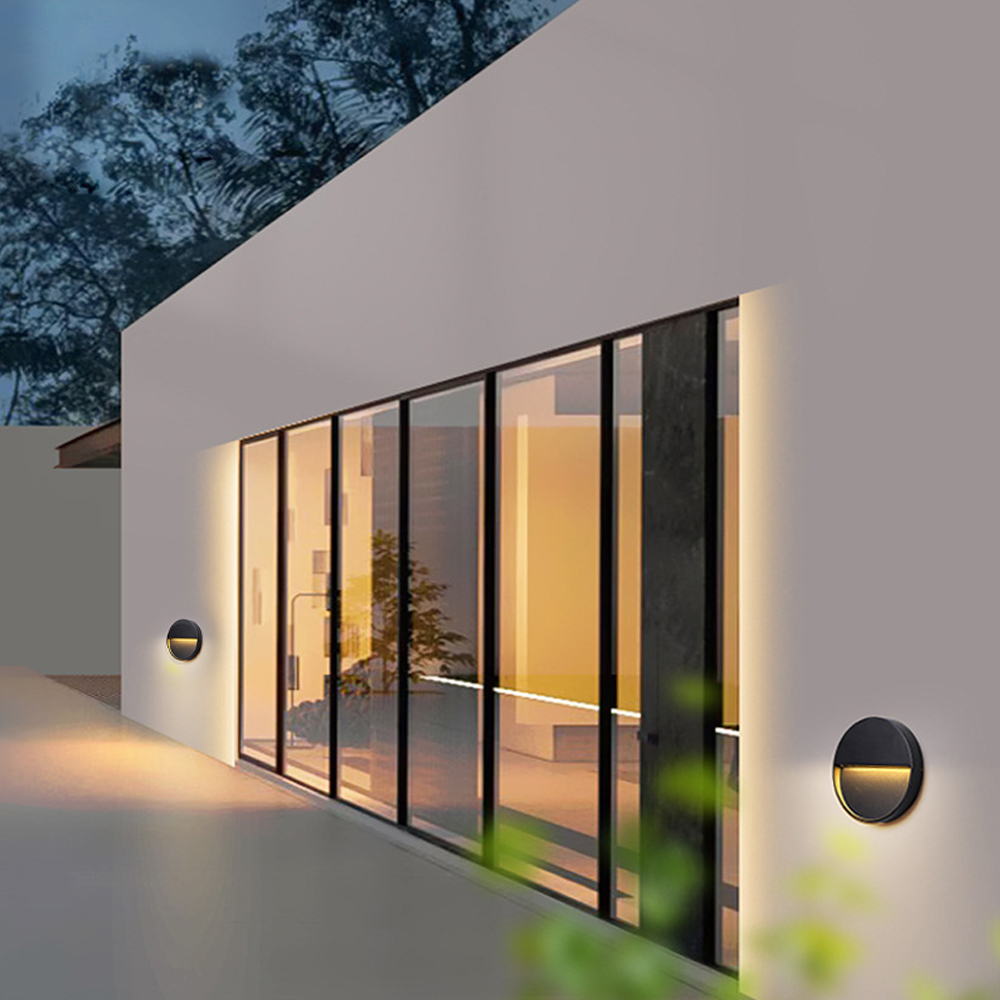 屋外ウォールライト外部燭台ランプ低電圧防水ラウンドバルコニー - Outdoor Lighting Voltage のレビューと価格