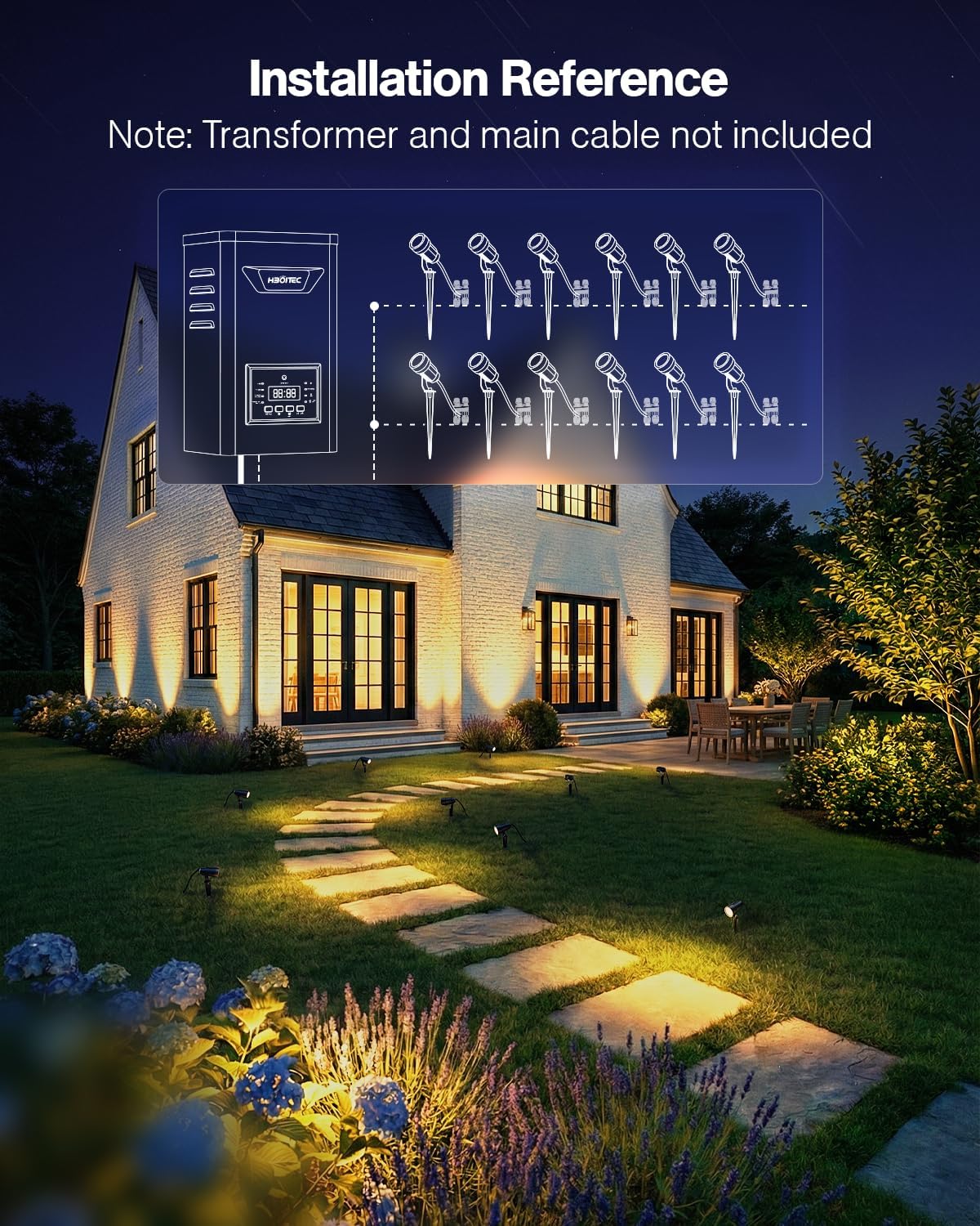 12個パック低電圧景観照明用ファストロックコネクタ5W LE - Outdoor Lighting Voltage のレビューと価格