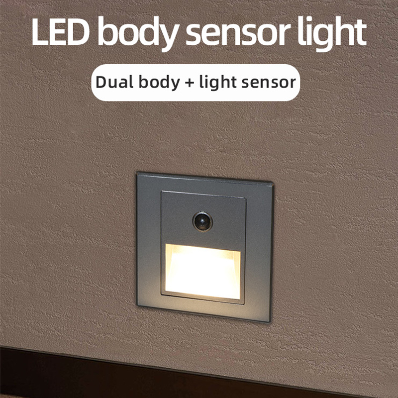 赤外線モーションセンサー階段ライト屋内屋外階段ステップ壁ラン - Outdoor Lighting Recessed のレビューと価格